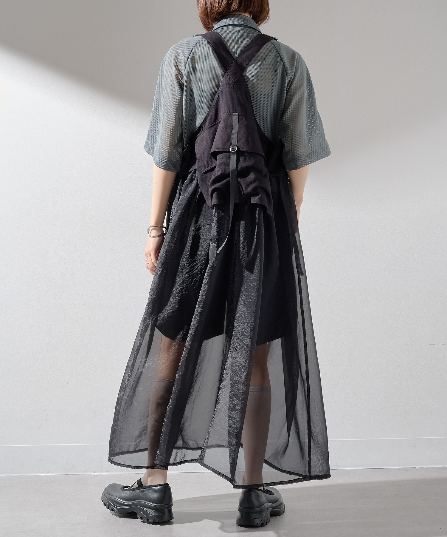 メゾンブリーズレヴール MAISON BREEZE reveur 【MAISON BREEZE reveur】フェザーシャツ trc （ブラック） セール30%OFF】メゾンブリーズレヴール MAISON BREEZE reveur