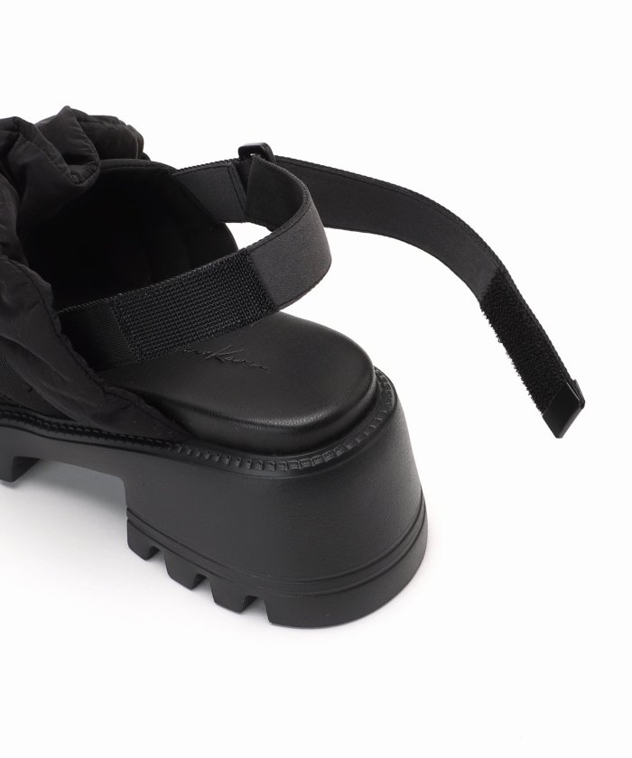 ルタロン FRILL CROSS SLING BACK SANDALS KARIN TAKUBO×LE TALONフリルクロススリングバックサンダル