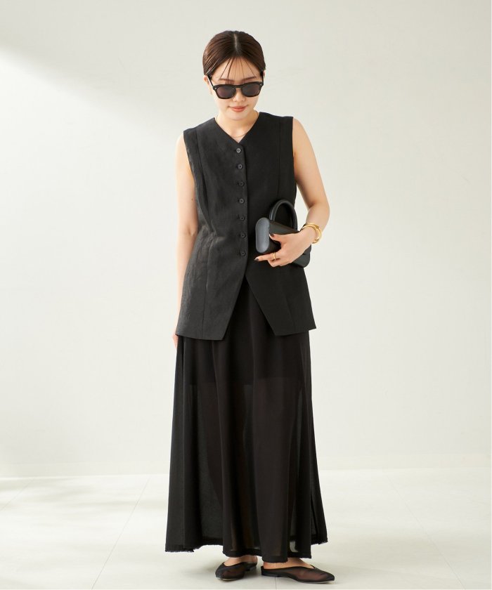 【新品】Plage Linen ベスト セール】VIS LINEN ベスト(508207663) | プラージュ(Plage) - d