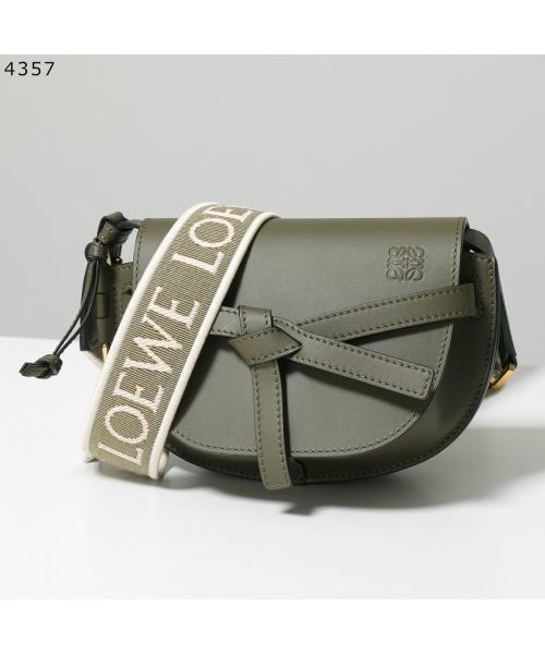 美品★LOEWE ゲートミニ　ショルダーバッグ LOEWE ゲート ミニ バッグ デュアル カーフ＆ジャカード (LOEWE