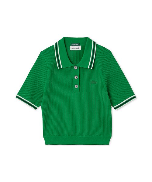 新品タグ付き　snidel LACOSTE/ポロニット SNIDEL｜LACOSTE/ポロニット | Rakuten Fashion(楽天