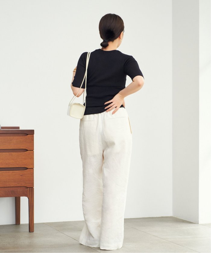 Plage French LINEN EASY パンツ セール 30%OFF】French LINEN EASY パンツ(508212038