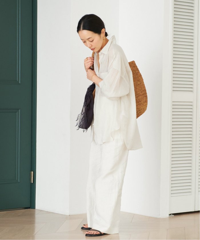 セール】PURE RAMIE SHEER シャツ(508212040) | プラージュ