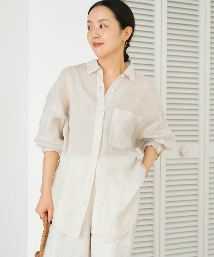 Plage PURE RAMIE SHEER シャツ PURE RAMIE SHEER シャツ（シャツ／ブラウス）｜Plage