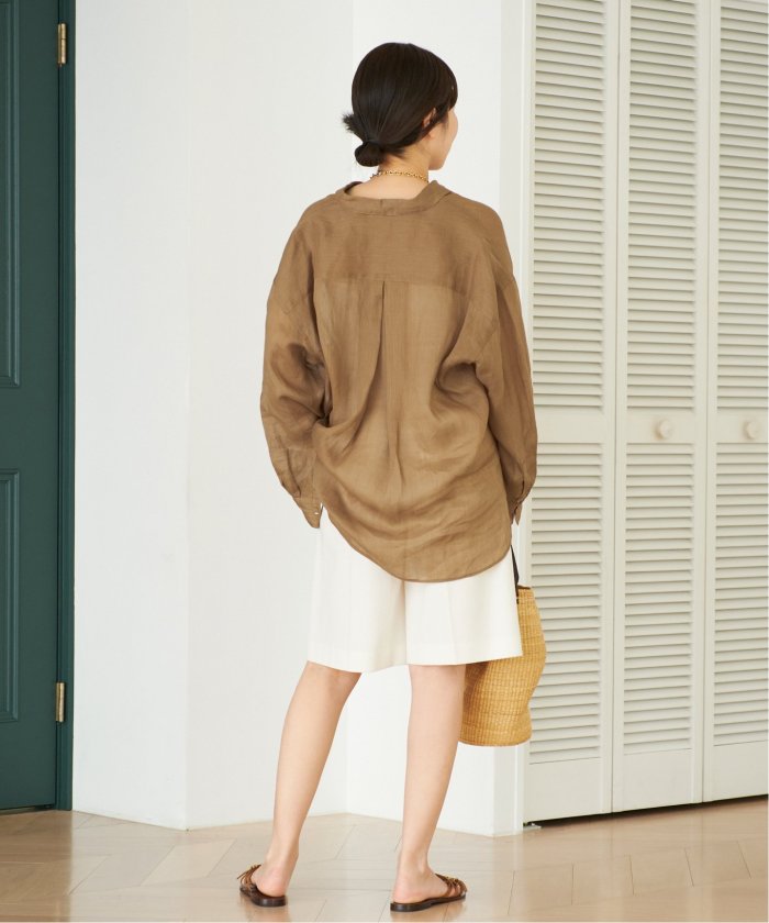 Plage RAMIE SHEER シャツ　★タグ付新品★ セール】PURE RAMIE SHEER シャツ(508212040) | プラージュ