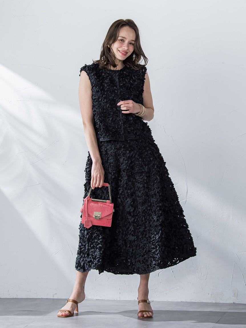Viaggio Blu ブラックタイトドレス　Ｍ Viaggio Blu ブラックタイトドレス M （ビアッジョブルー