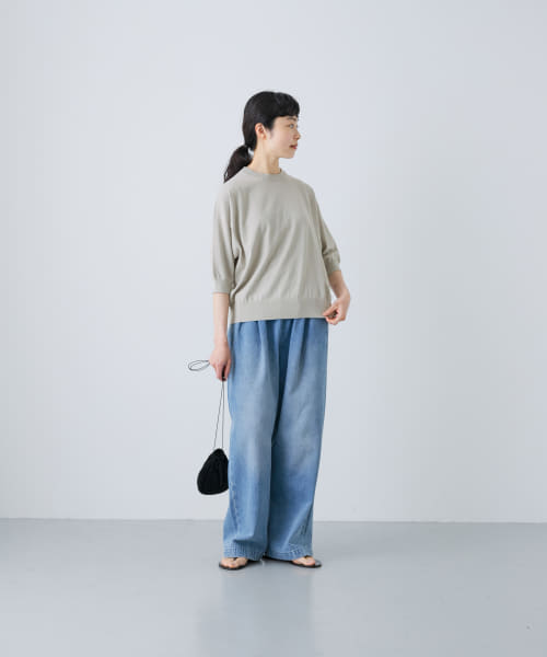 かぐれ / かぐれ ハイゲージコットン半袖プルオーバー かぐれ｜ハイゲージコットン半袖プルオーバー | Rakuten Fashion