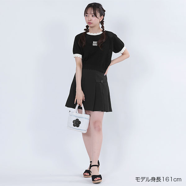 マリークワント MARY QUANT メッシュニット プルオーバー
