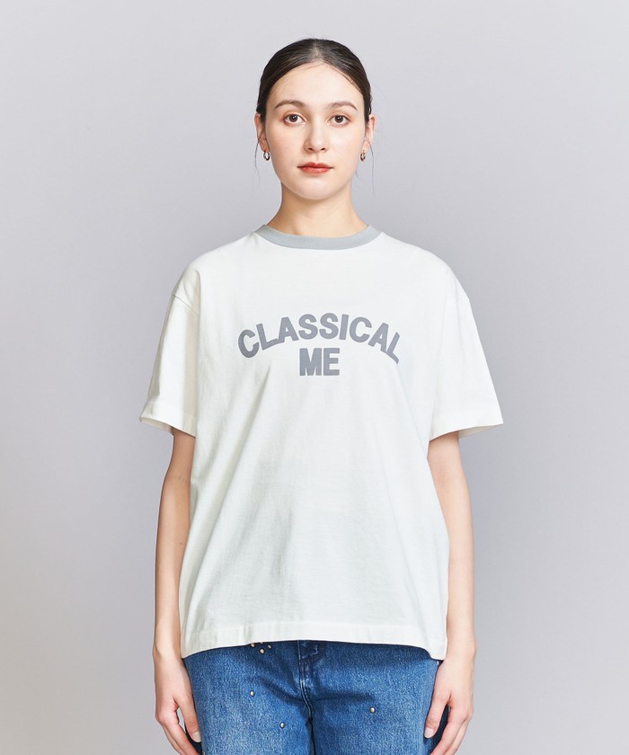 新品タグ付き　BEAUTY&YOUTH別注 Americana 半袖Tシャツ セール】【別注】＜Americana＞ロゴTシャツ（Tシャツ/カットソー