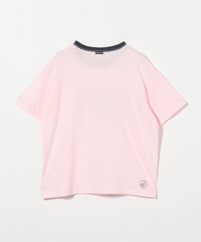 BEAUTY&YOUTH別注　AMERICANA リンガーTシャツ 別注】＜AMERICANA＞リンガーTシャツ