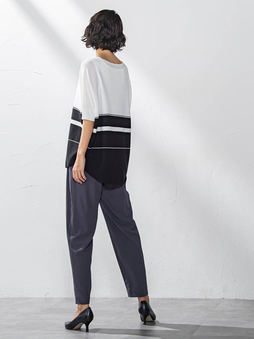 ラ エフ la.f… キレリテーパードパンツ≪洗濯機で洗える