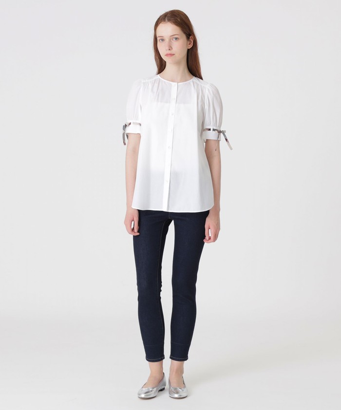 【極美品✨】BLUELABEL CRESTBRIDGE 半袖 チュニック BLUE LABEL CRESTBRIDGE シャツブラウス チュニック