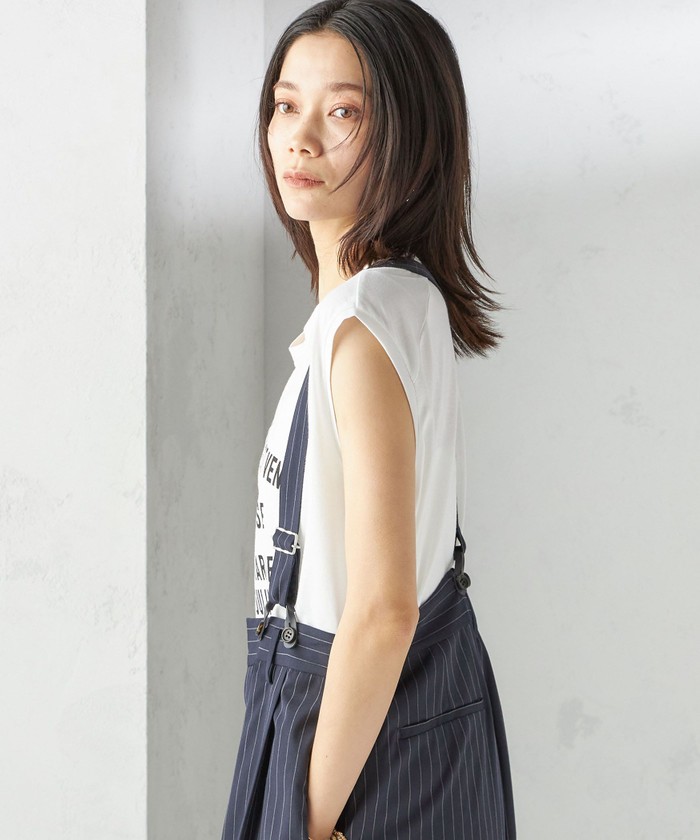 SHIPS for women / シップスウィメン プラチナ ヴェール フレンチ スリーブ TEE プラチナ ヴェール フレンチ スリーブ TEE （Tシャツ）｜SHIPS