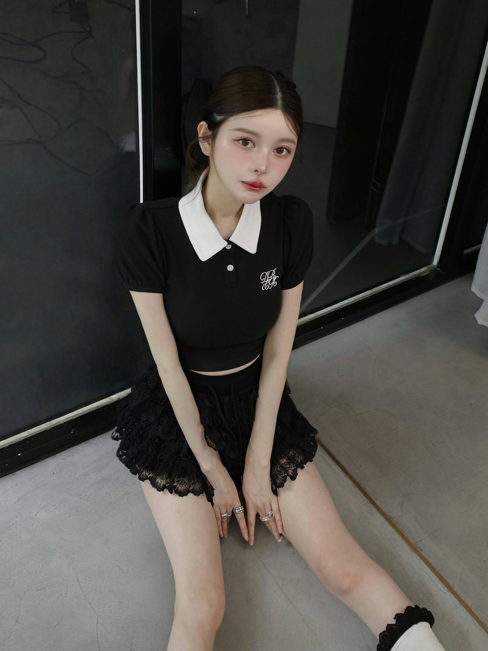 新品・未開封♡Darich♡DRCHバイカラーポロシャツ NVY DRCHバイカラーポロシャツ（その他トップス）｜Darich