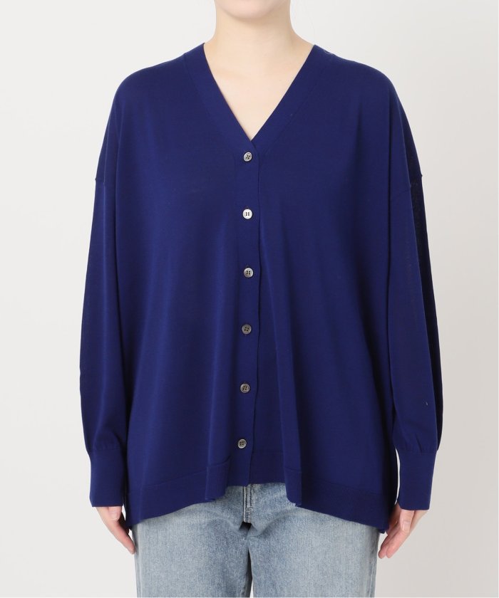 セール 30%OFF】≪手洗い可能≫CO/AceワイドVネックカーディガン