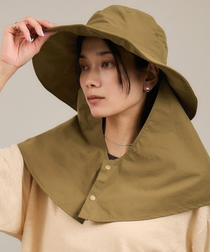 WEB限定】2WAYレイヤーハット［接触冷感・洗える・撥水
