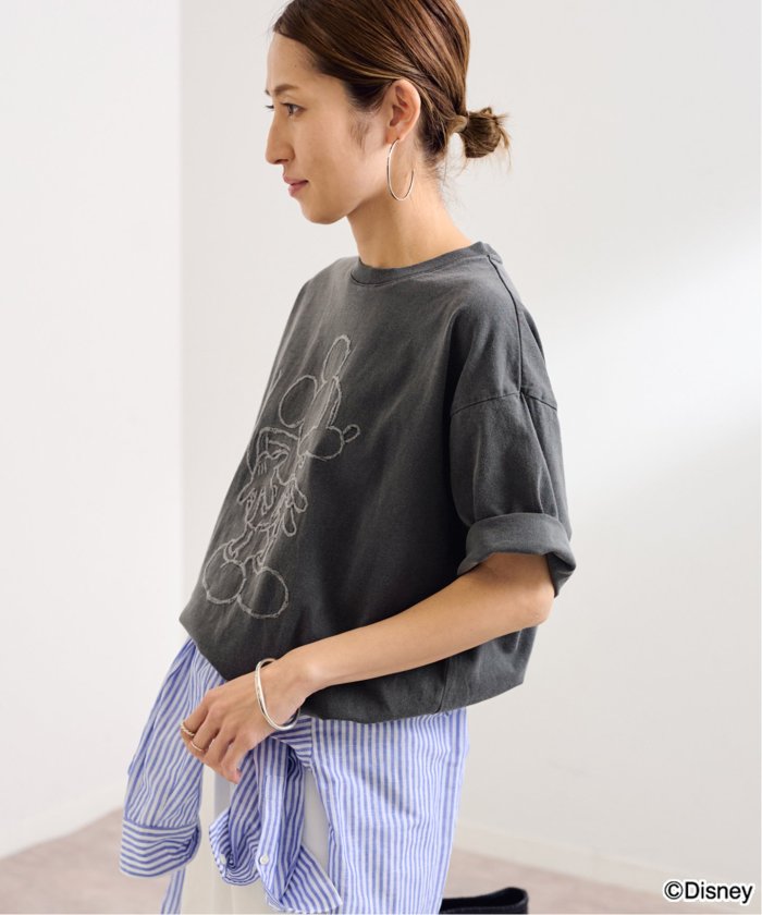JOHNBULL/ジョンブル ＜MICKEY MOUSE＞ T Embroidery(508220243