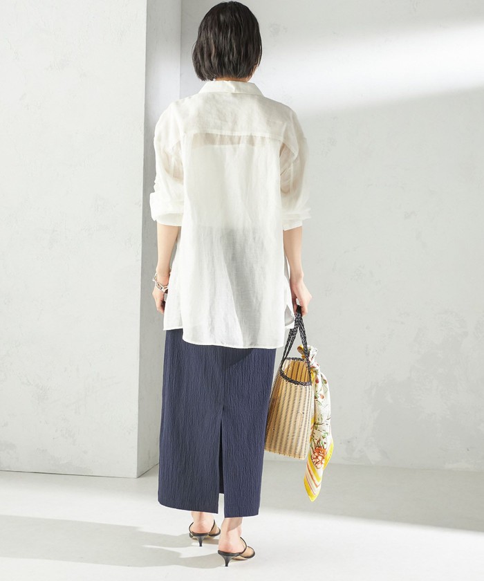 【シップス　ウィメン】〈接触冷感〉ベア フライス カップ付 2ストラップ キャミ SHIPS｜<接触冷感>ベア フライス カップ付 2ストラップ キャミ