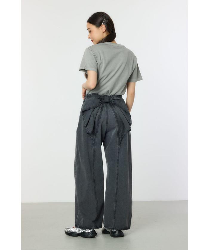 ビッグリボンデニムパンツ(508218620) | ロデオクラウンズワイド