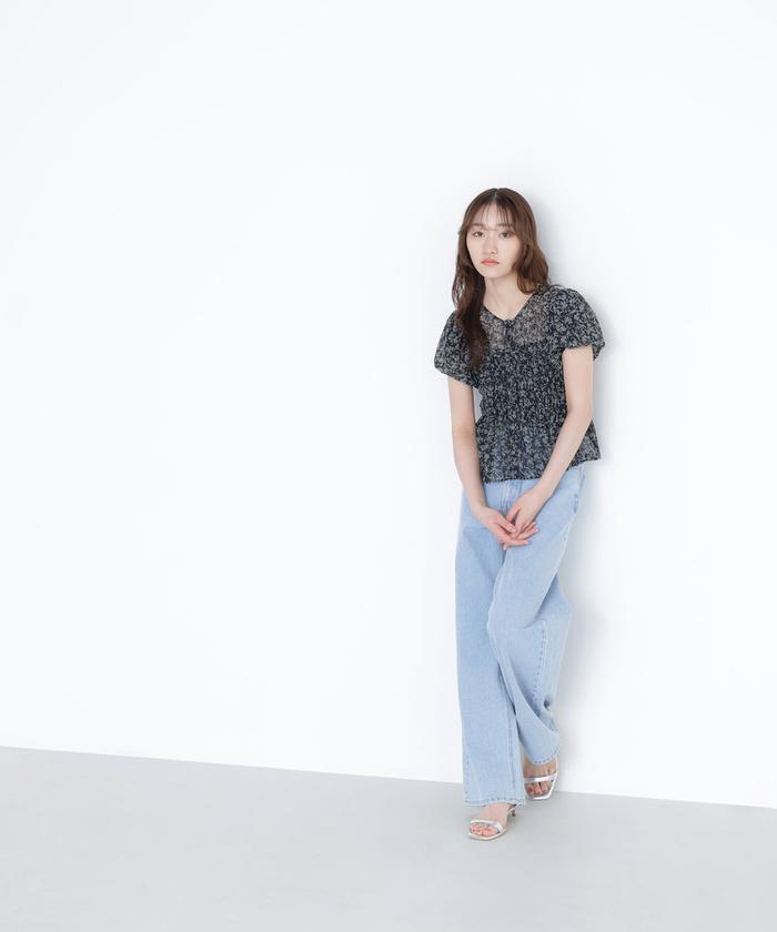 Plantation - プランテーション　フラワーシャーリングブラウス Plantation プランテーション(2ページ)| A-net ONLINE STORE