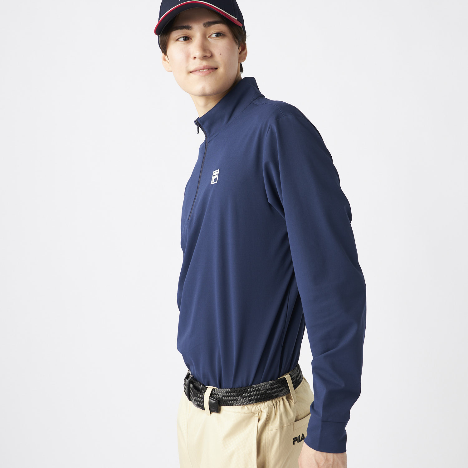 フィラ FILA ハーフジップ長袖シャツ(508221374) | フィラ(FILA