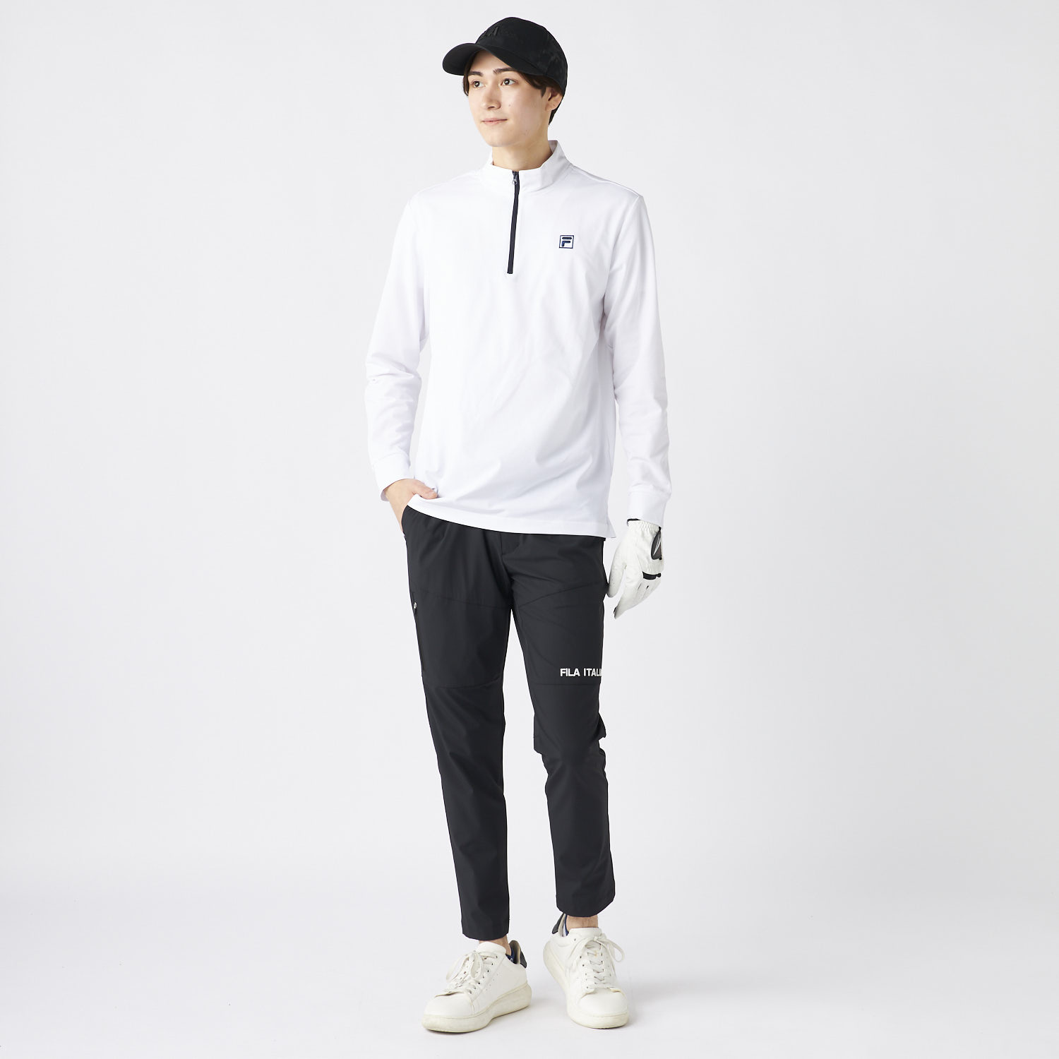 フィラ FILA ハーフジップ長袖シャツ(508221374) | フィラ(FILA
