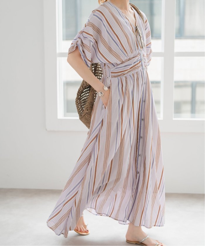 Spick and Span ヌキテパWAIST GATHERDRESS ne Quittez pas / ヌキテパ WAIST GATHER DRESS(508222092
