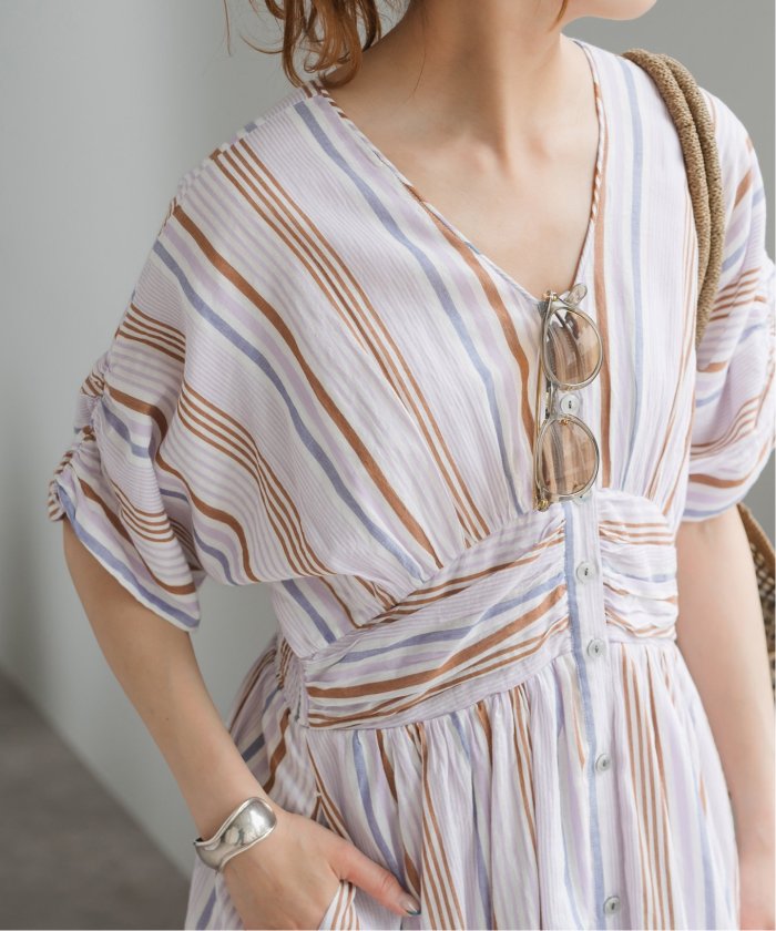 ne Quittez pas / ヌキテパ WAIST GATHER DRESS(508222092