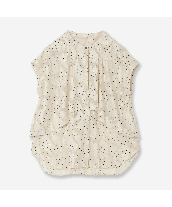 ♡新品未使用♡再入荷なし♡完売品♡ドットブラウス♡RIKO♡リコ♡