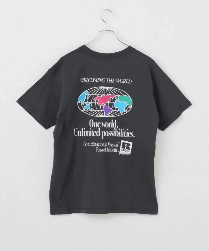 楽天 送料無料にならない RUSSELL ATHLETIC/ラッセル・アスレティック 別注 プリントT－SH Tシャツ(半袖/袖なし)