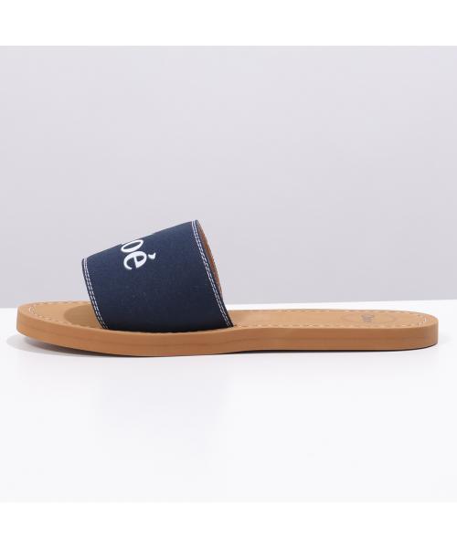クロエ Chloe Chloe KIDS サンダル C20507 ロゴ フラット