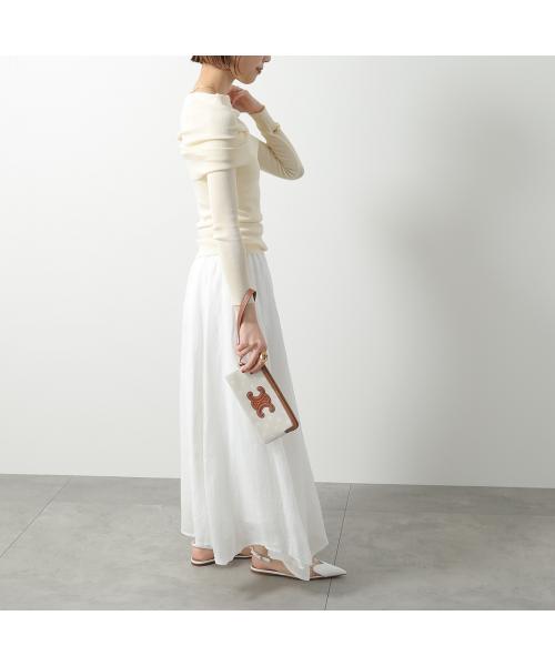 CELINE ポーチ Long Pouch with strap 10K672FDZ トリオンフ セリーヌ CELINE CELINE ポーチ Long Pouch with strap