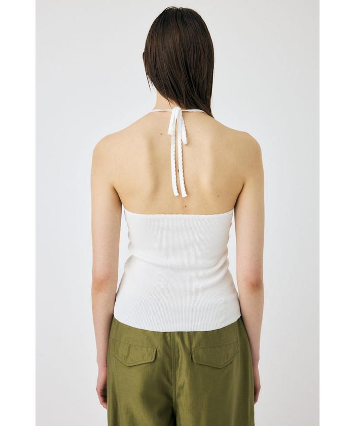 セール】HALTER KNIT キャミ(508224021) | マウジー(moussy) - d