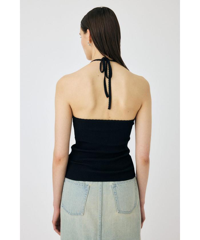 セール】HALTER KNIT キャミ(508224021) | マウジー(moussy) - d