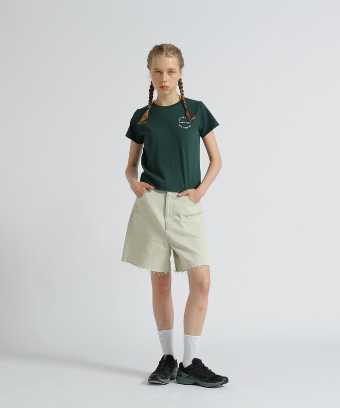 国内発送【AVIREX】HEART SHORT PANTS/ハートショートパンツ WOMAN/直営店限定》HEART SHORT PANTS/ハートショートパンツ