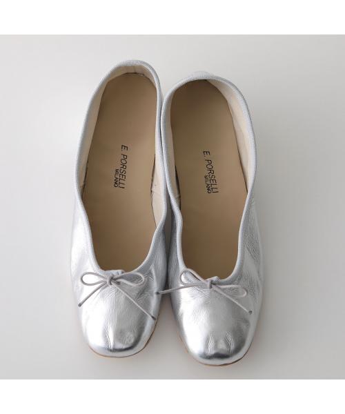PORSELLI パンプス BALLERINE 95LAMINATA HEEL 3CM セール】ポルセリ Porselli PORSELLI パンプス BALLERINE
