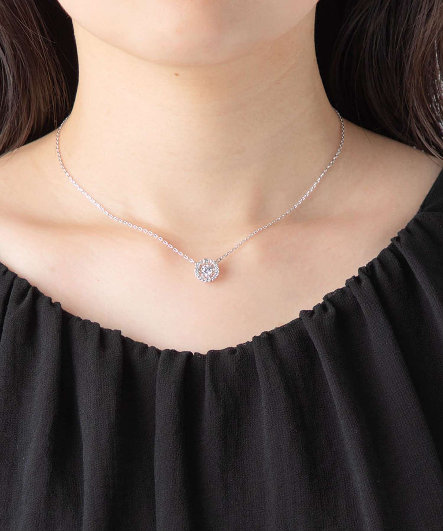 SWAROVSKI スワロフスキー フラワー ネックレス クリスタル