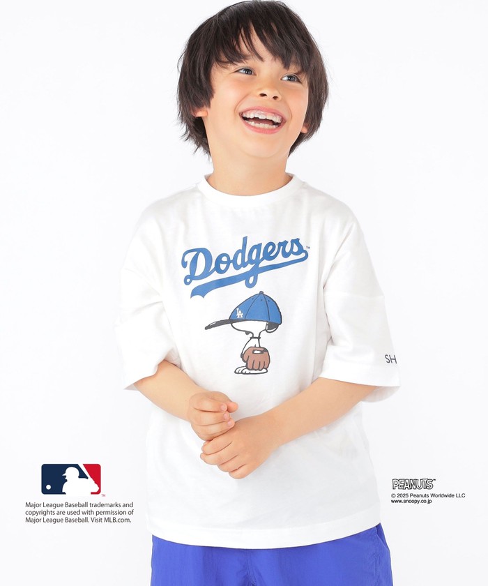 国内外の人気集結！ SHIPS KIDS:100～125cm Tシャツ プリント PEANUTS×MLB / その他
