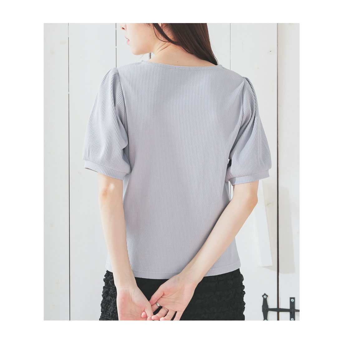 クーポン】【セール10%OFF】ハニーズ Honeys リボン付トップス