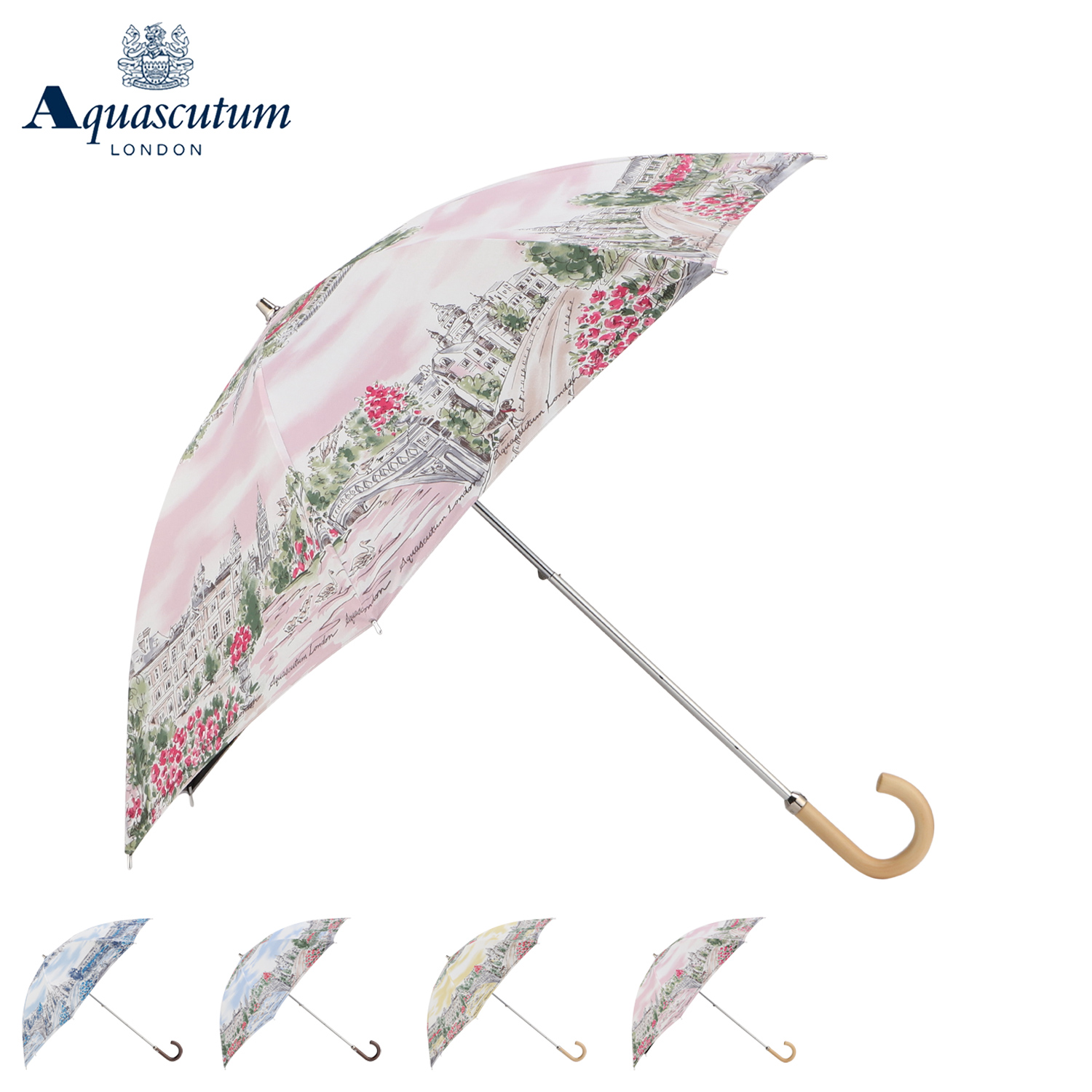 アクアスキュータム AQUASCUTUM 日傘 長傘 完全遮光 晴雨兼用ブランド セール】アクアスキュータム AQUASCUTUM 日傘 折りたたみ 軽量