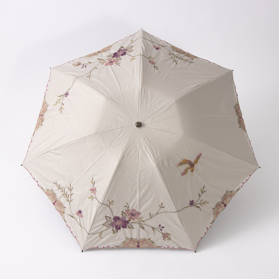 chinoiserie modern シノワズリーモダン 兼用 傘 送料無料】 完全遮光日傘（晴雨兼用）女優日傘 50cm