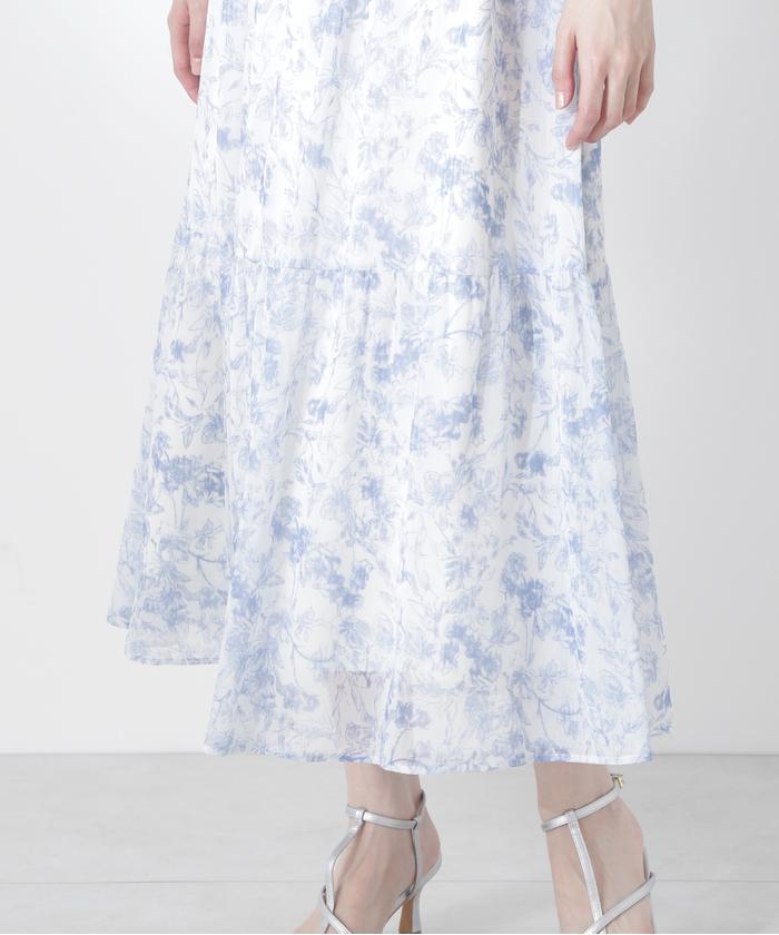 【新品】プロポーションボディドレッシング　花柄楊柳ワンピース プロポーションボディドレッシング PROPORTION BODY DRESSING 花