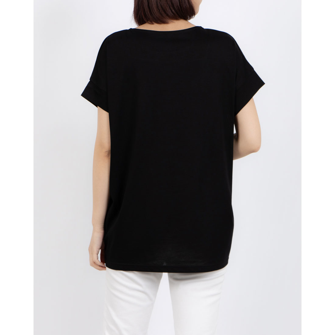 tシャツ BRODIAEA オーガンジー重ねプリント半袖カットソー レディース セール】ブローディア BRODIAEA オーガンジー重ねプリント半袖