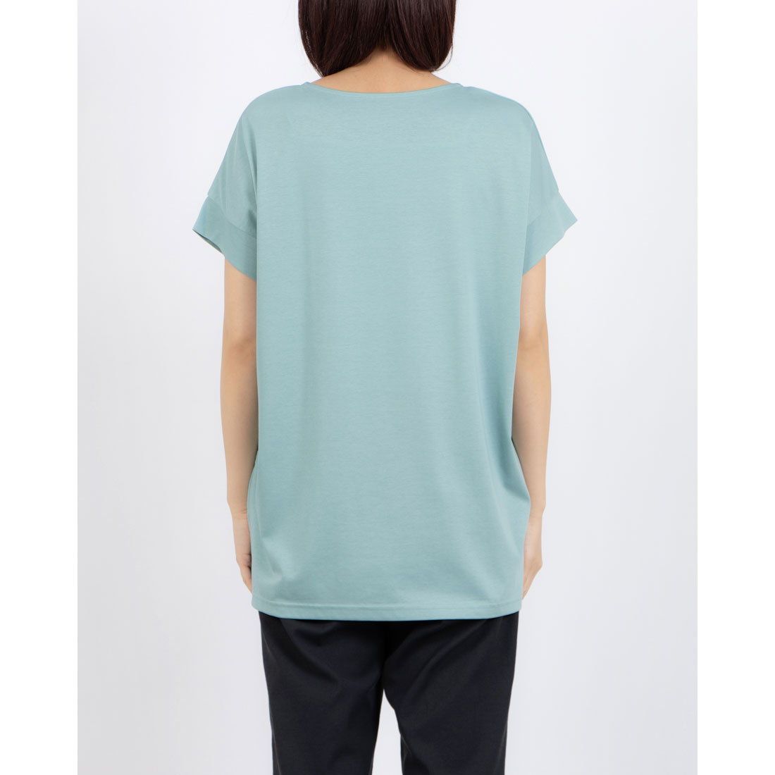 tシャツ BRODIAEA オーガンジー重ねプリント半袖カットソー レディース セール】ブローディア BRODIAEA オーガンジー重ねプリント半袖