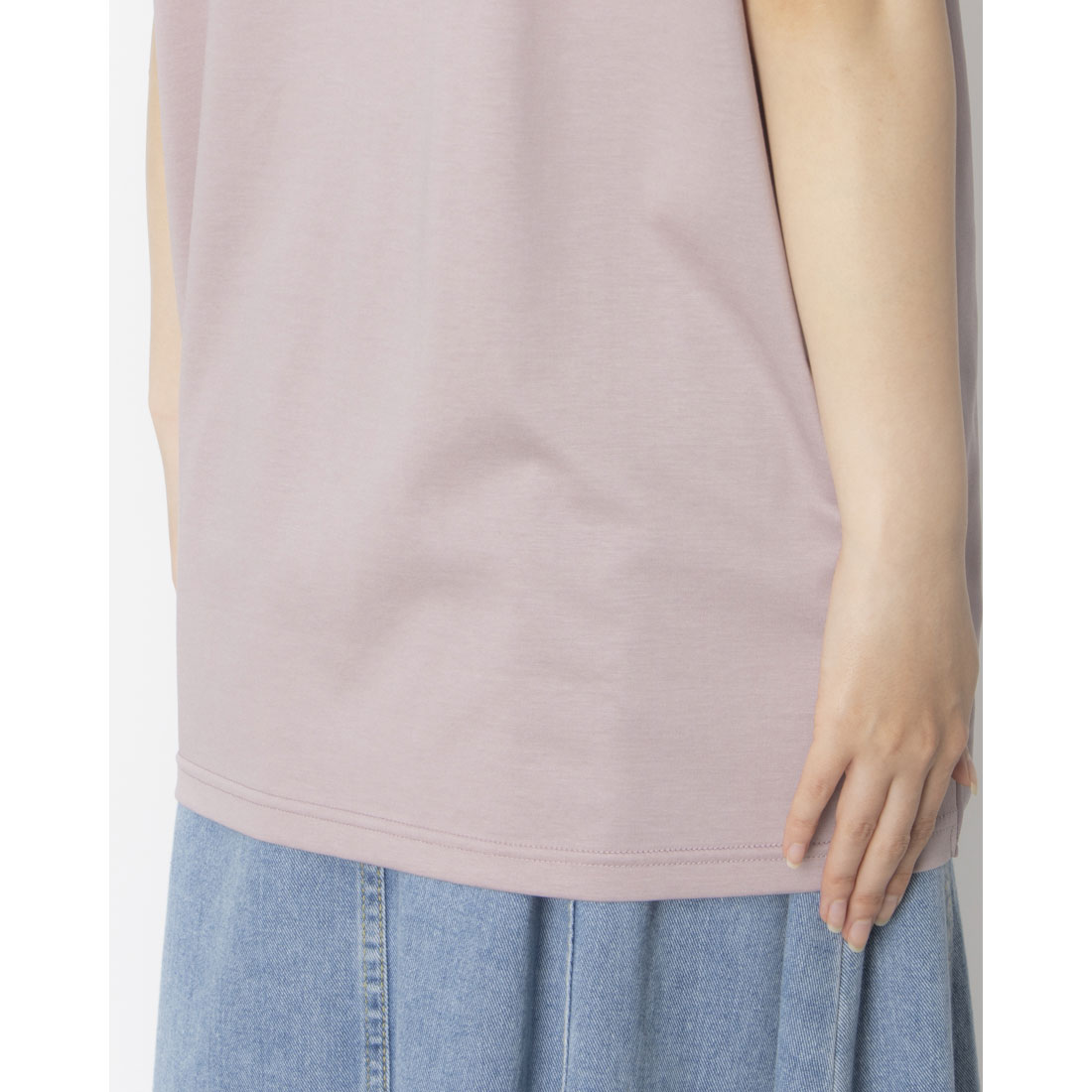 tシャツ BRODIAEA オーガンジー重ねプリント半袖カットソー レディース セール】ブローディア BRODIAEA オーガンジー重ねプリント半袖