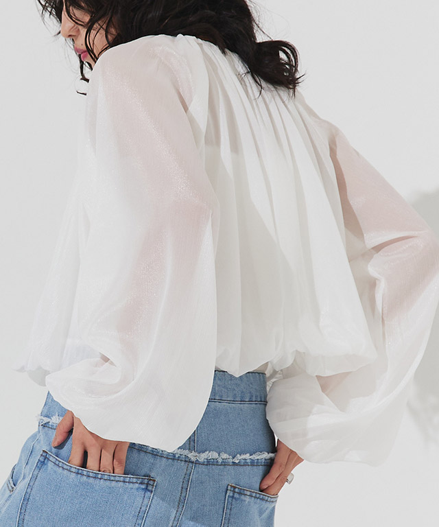 素敵な ロージーモンスター クリスピーサテン tops satin crispy トップス