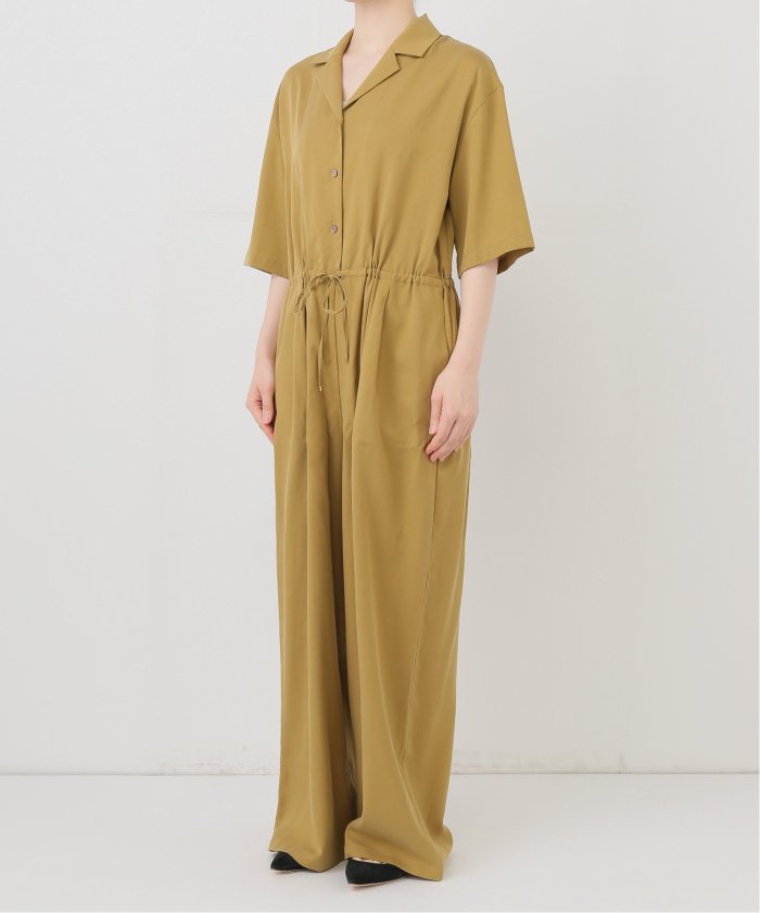 【新品】スローブイエナ　ハーフスリーブオールインワン WEB限定/追加》ハーフスリーブオールインワン（つなぎ