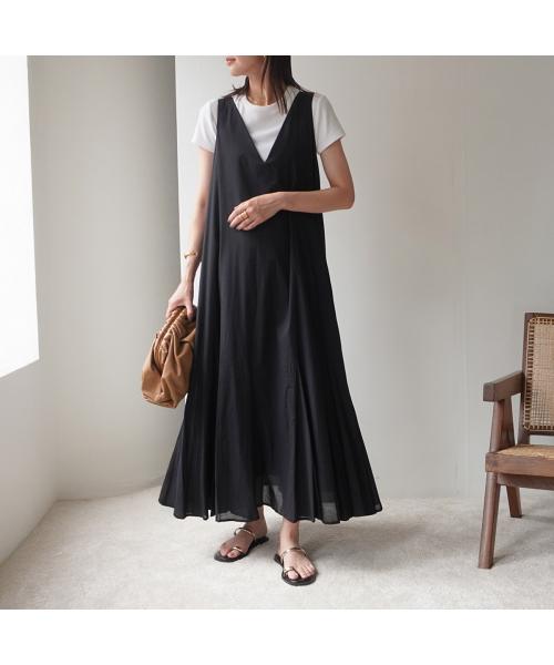 CLOCHE 2way ワンピース 85715 ノースリーブ シフォン クロシェ CLOCHE CLOCHE 2way ワンピース 85715 ノースリーブ