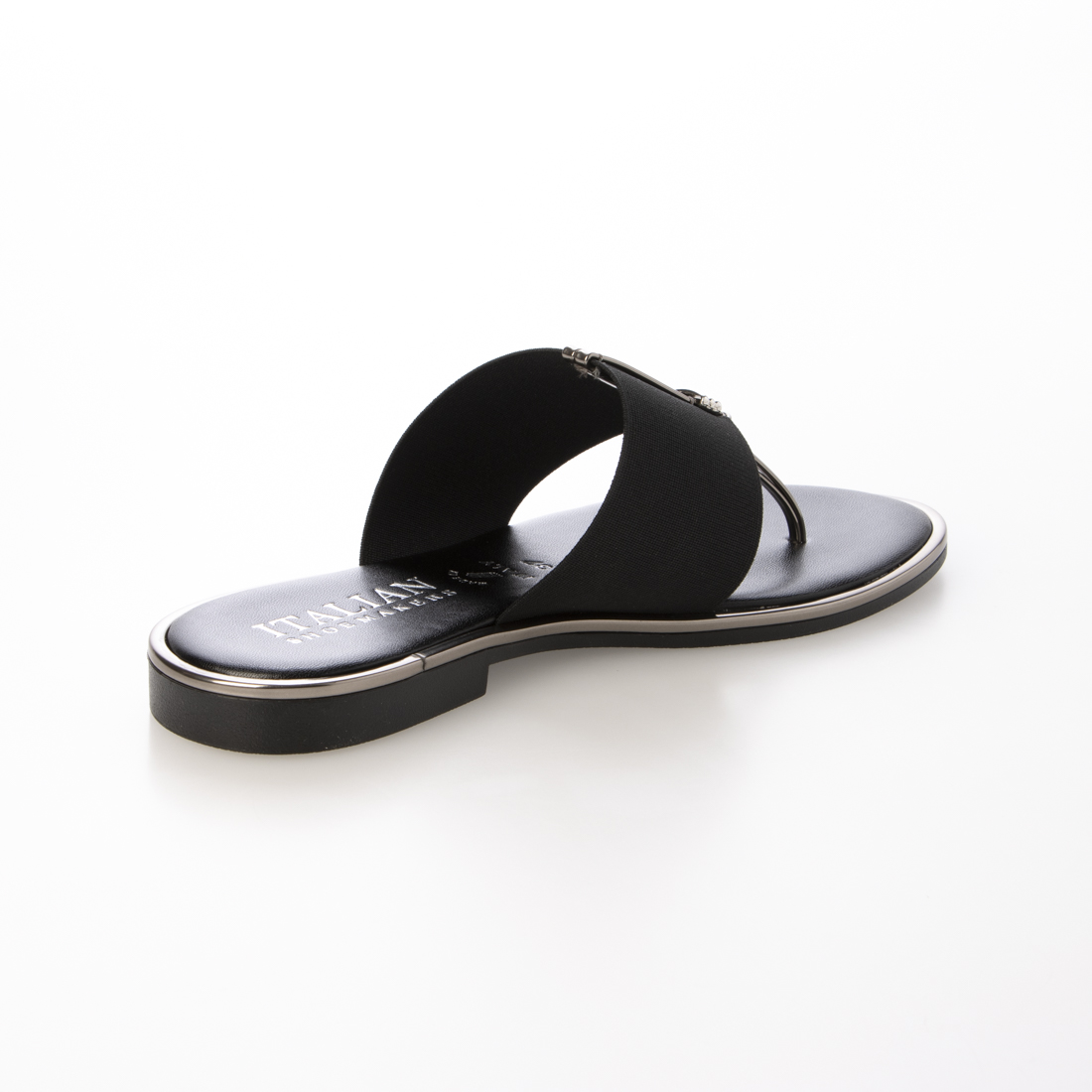 【ITALIAN SHOEMAKERS】メタルモチーフトングサンダル イタリアンシューメーカーズ ITALIAN SHOEMAKERS クロス