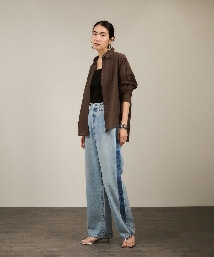 ブラウス シャツ Shuttlenotesワッシャーローンウォッシュドシャツ レディース SALON adam et rope'｜Shuttlenotesワッシャーローンウォッシュ